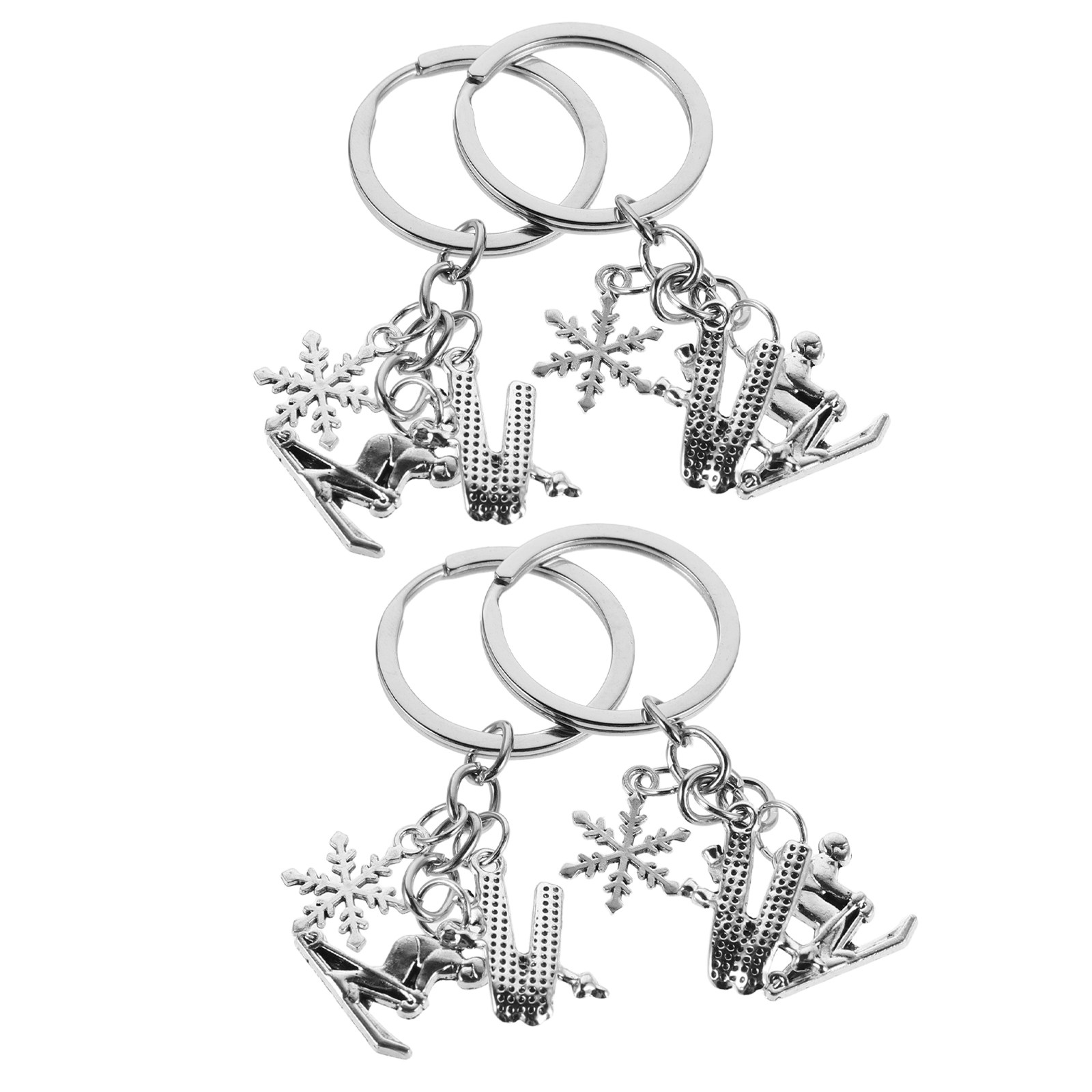 4Pcs Ski Keychain Bulk Winter  – Women'S Accessories Handbags Bewertung und Preis