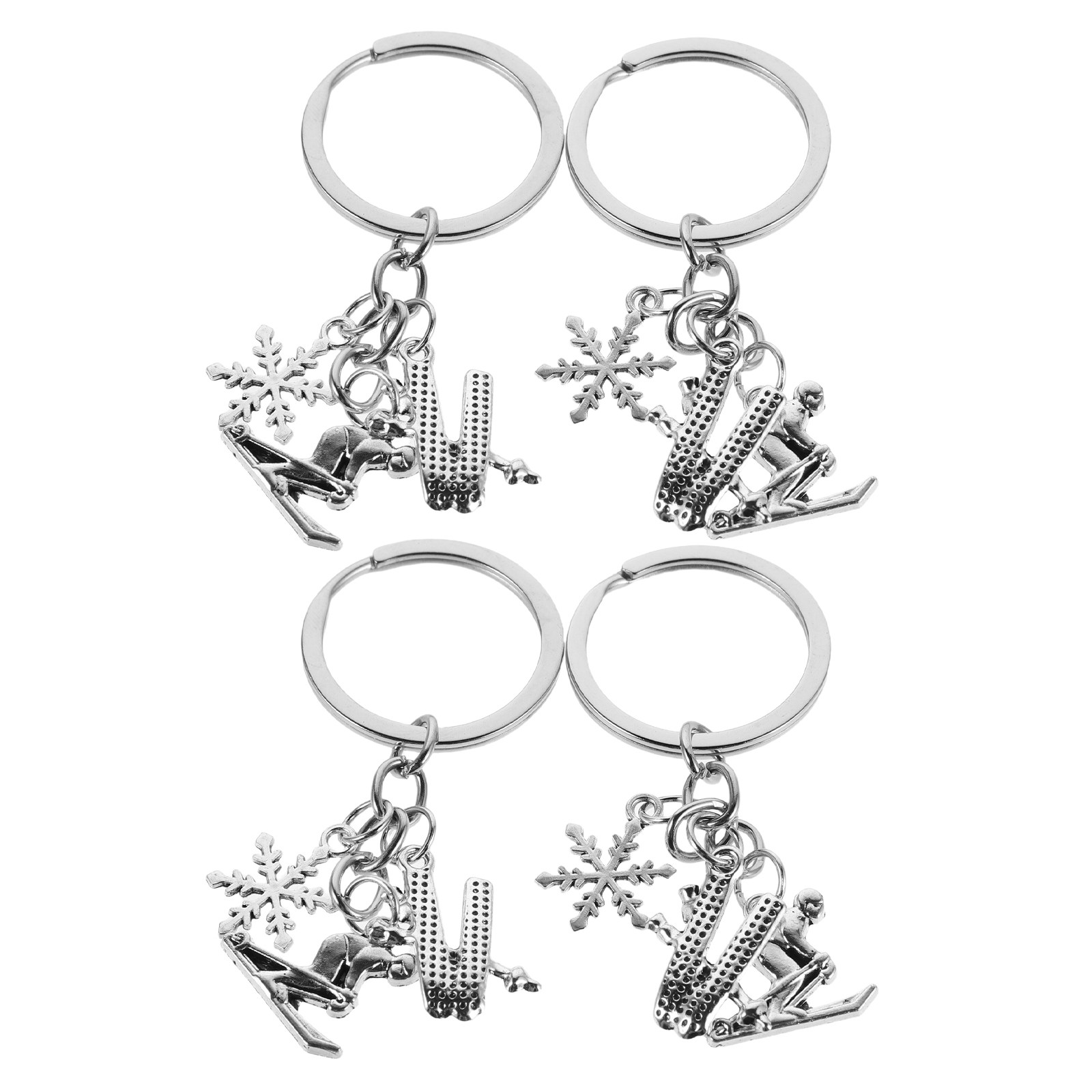 4Pcs Ski Keychain Bulk Winter  – Women'S Accessories Handbags Bewertung und Preis