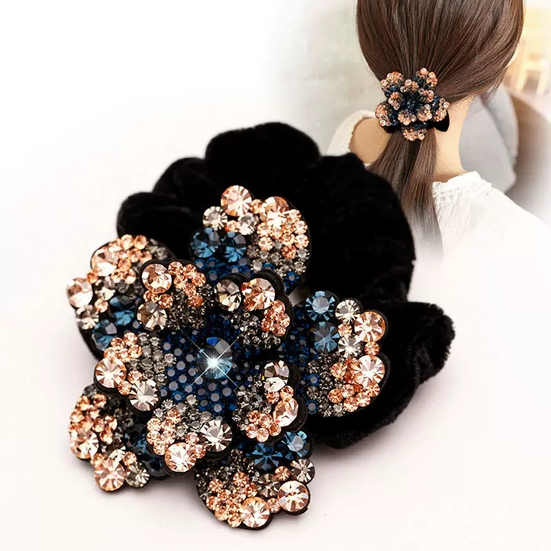 Women Rhinestone Scrunchies Ve – Hair Tie Velvet Bewertung und Preis