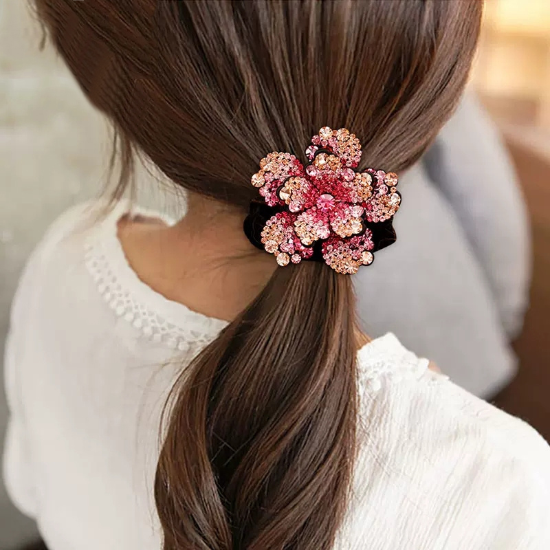 Women Rhinestone Scrunchies Ve – Hair Tie Velvet Bewertung und Preis