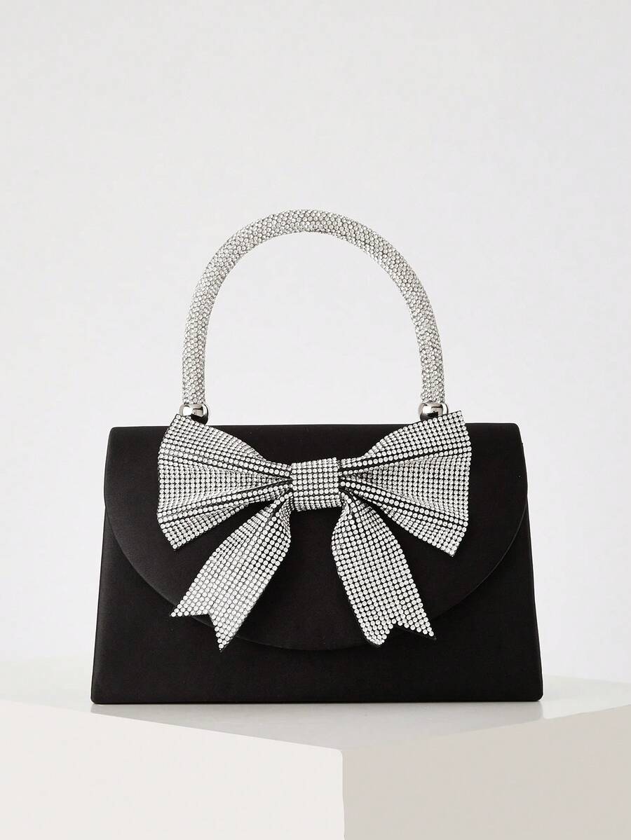Rhinestone Bow Clutch Bag For  – Women'S Accessories Handbags Bewertung und Preis