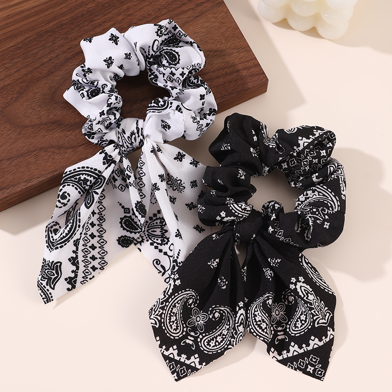2pcs/set Printed Hair Scrunchi – Hair Tie Velvet Bewertung und Preis