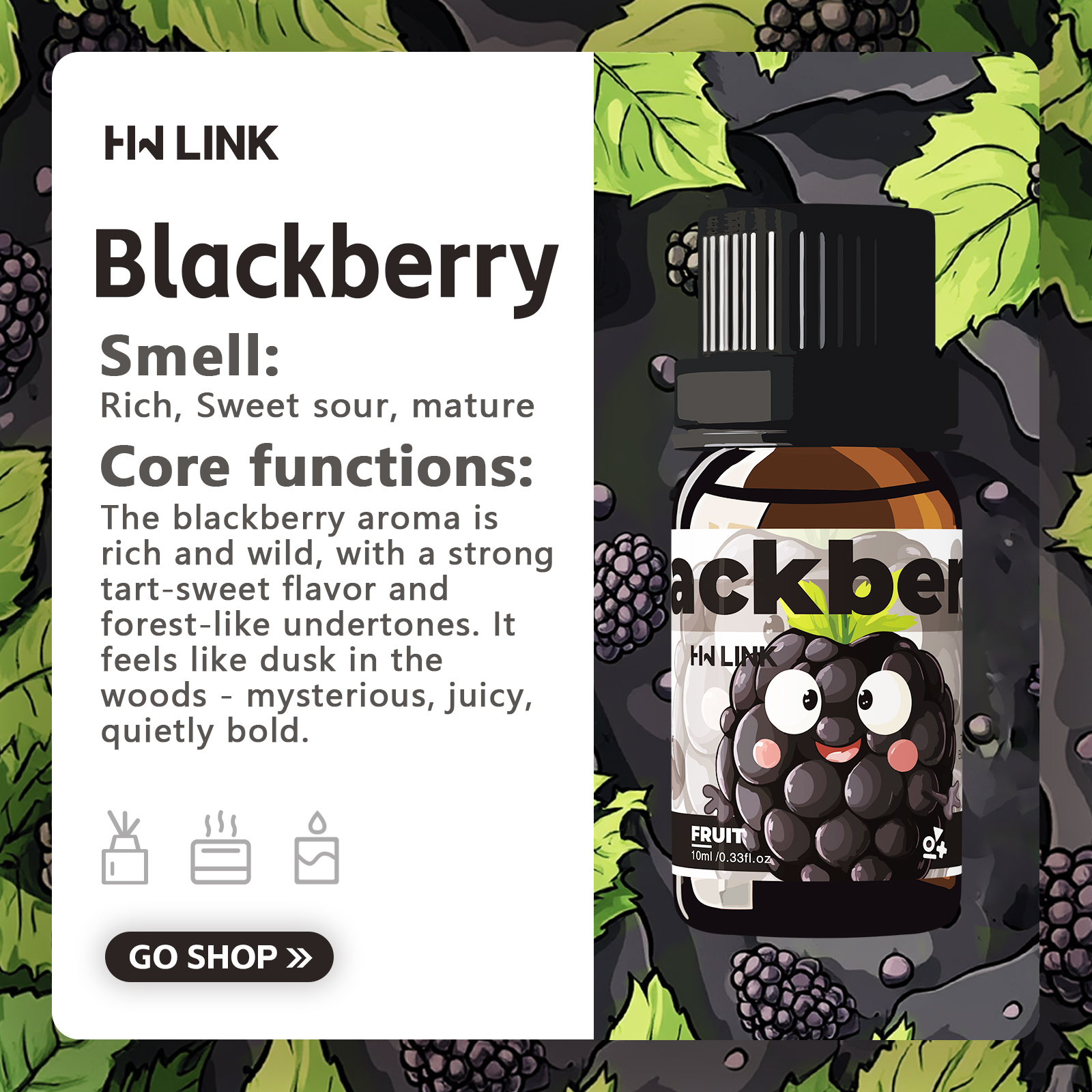 Blackberry Essential Oil Black – Women'S Essential Accessories Bewertung und Preis