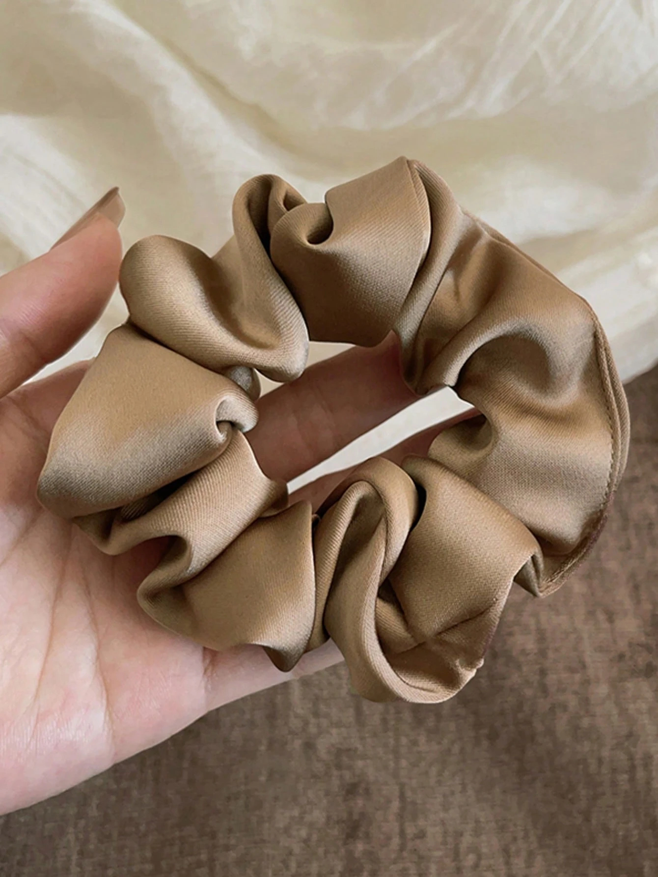 1/3Pcs Women 3.39in Vintage Fr – Scrunchie Satin Set Bewertung und Preis