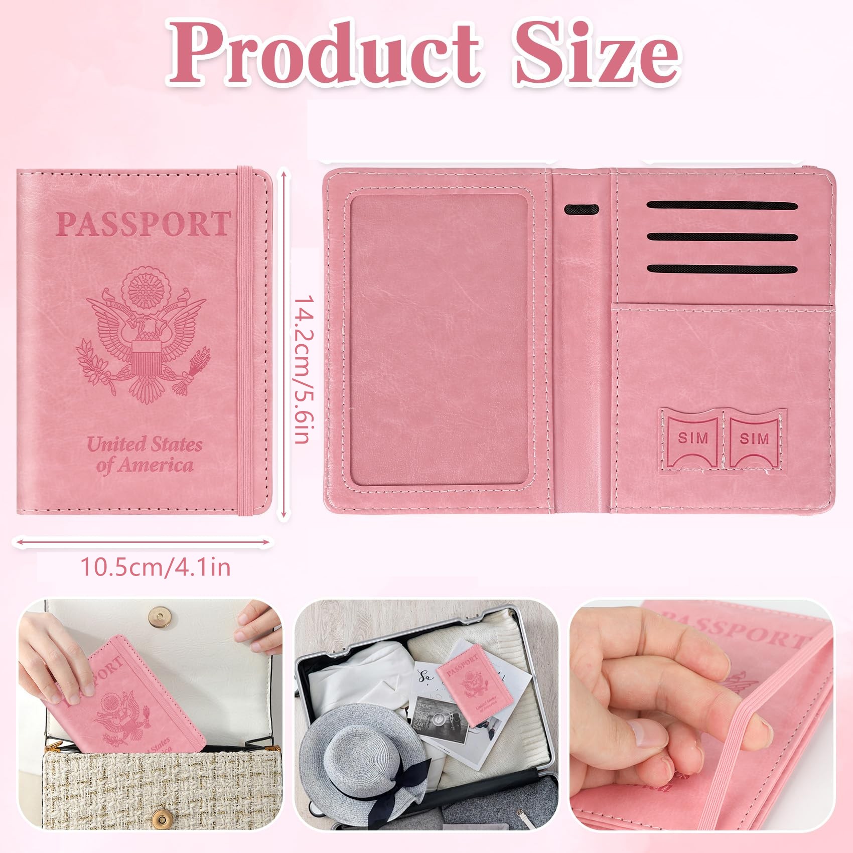 Passport Holder for Travel, Rf – Women'S Essential Accessories Bewertung und Preis