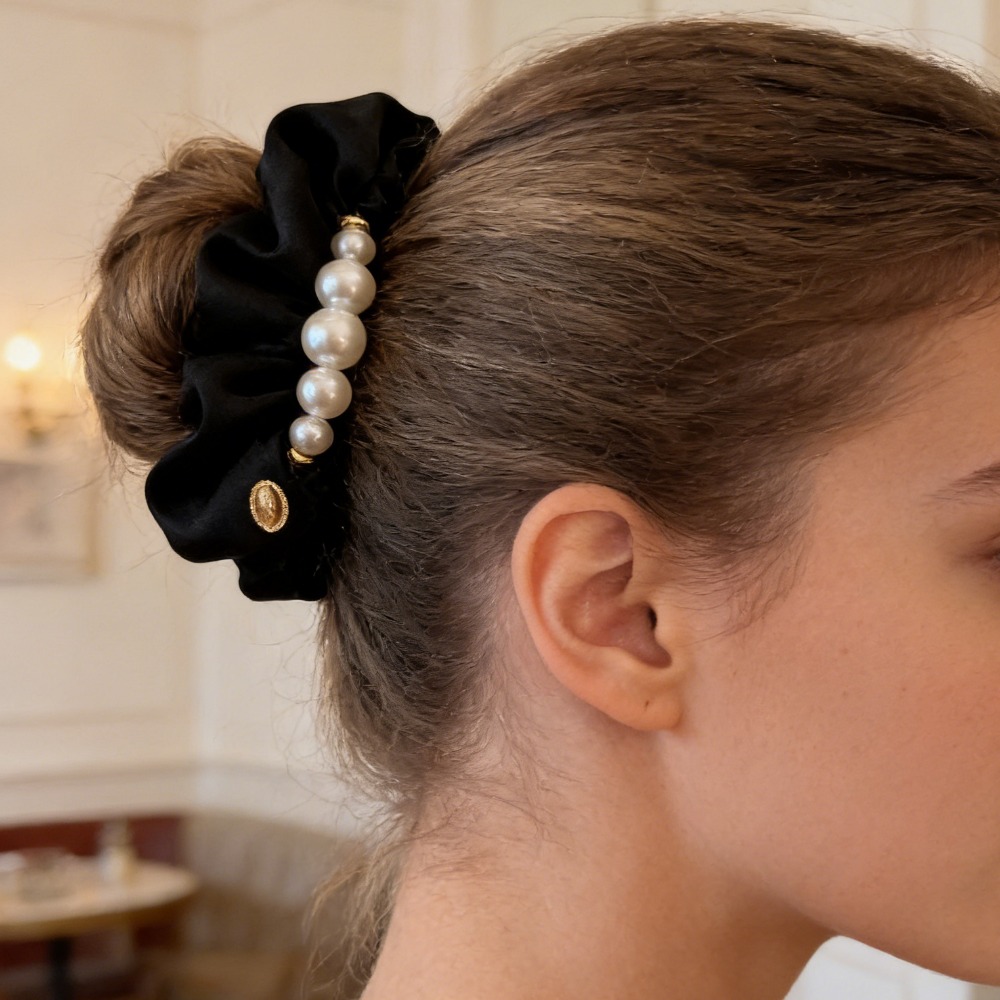 Fashion Velvet Pearl Hair Scru – Hair Tie Velvet Bewertung und Preis