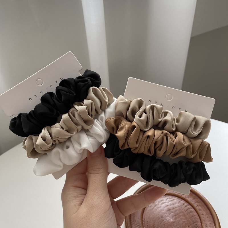 3/4/6Pcs/Set Satin Scrunchies  – Scrunchie Satin Set Bewertung und Preis