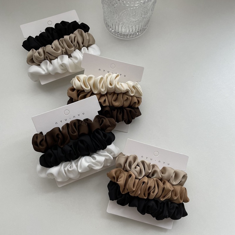 3/4/6Pcs/Set Satin Scrunchies  – Scrunchie Satin Set Bewertung und Preis