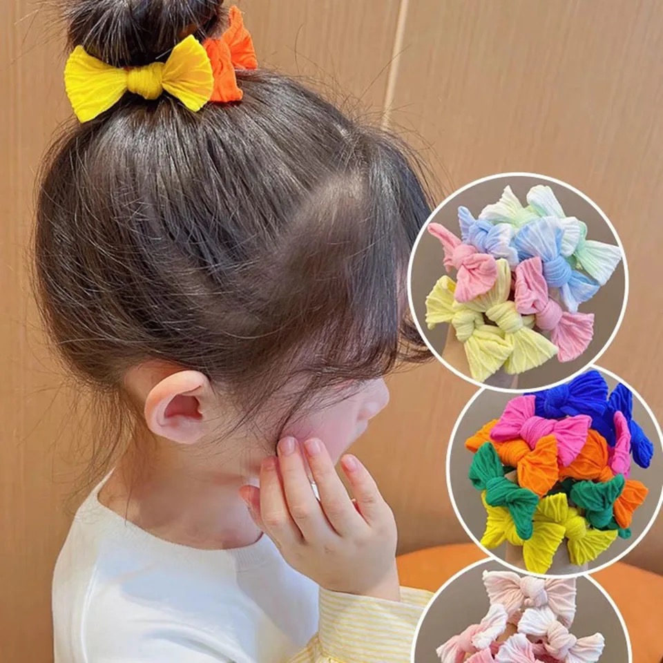 5Pcs/Set Cute Bowknot Solid Co – Scrunchie Satin Set Bewertung und Preis