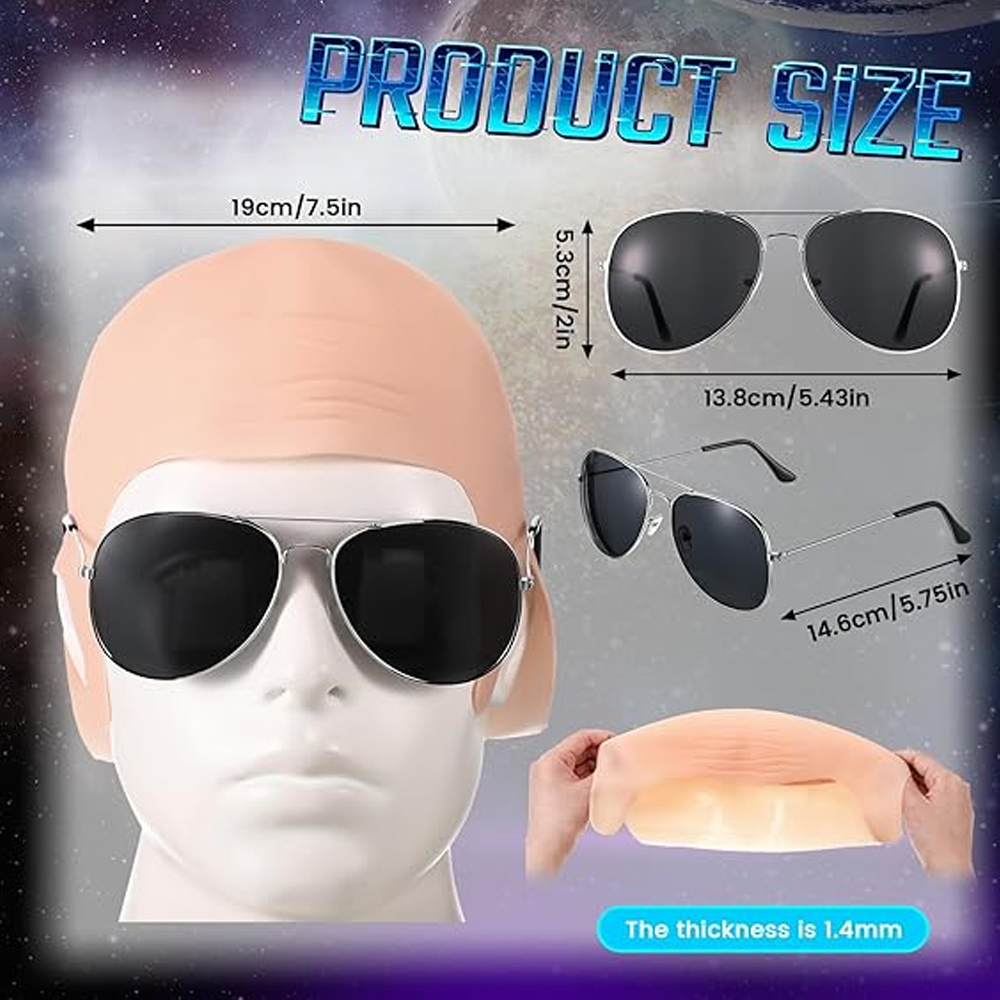 4 Pcs Bald Caps Set Makeup Bal – Women Accessories Combo Bewertung und Preis