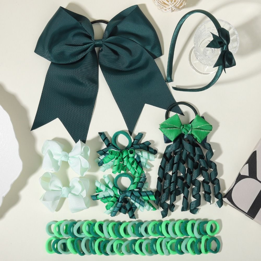57Pcs/lot Fashion Sweet Satin  – Scrunchie Satin Set Bewertung und Preis