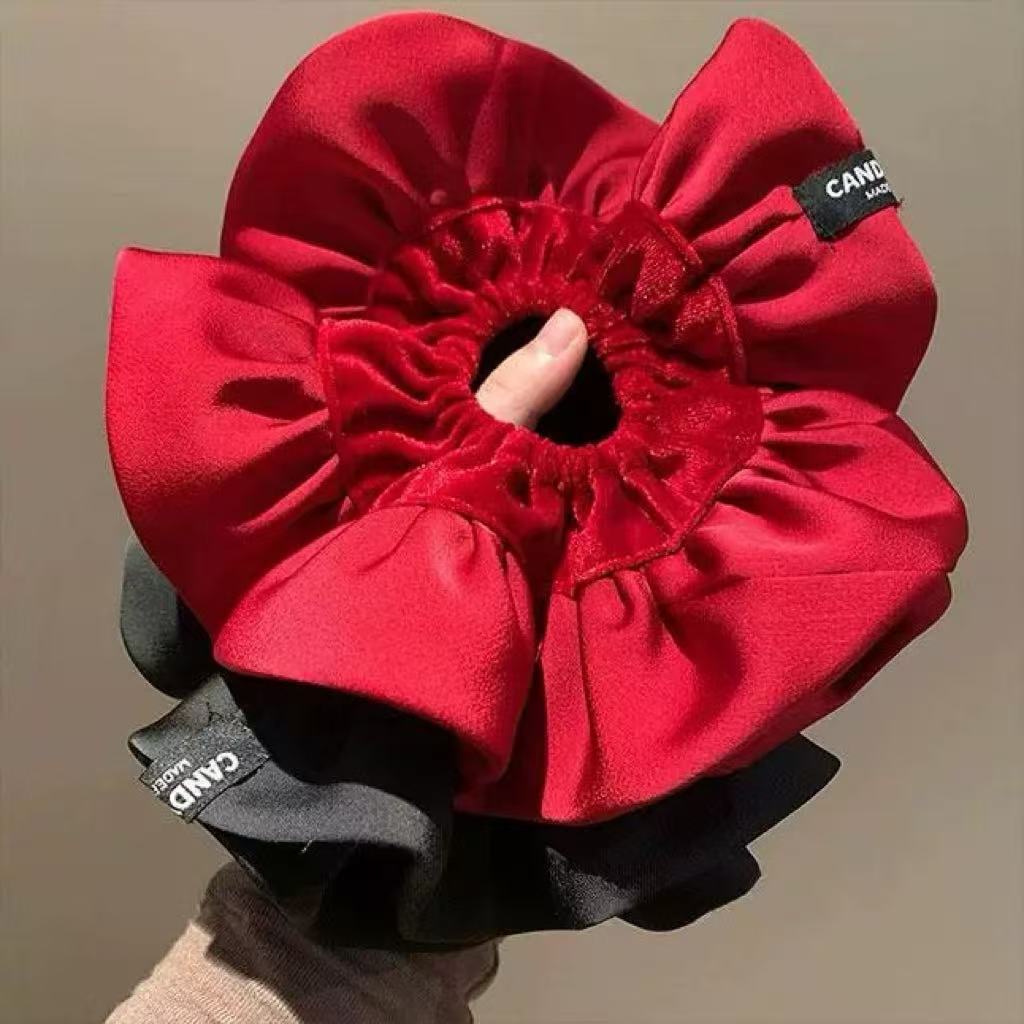 Velvet Oversized Scrunchies -  – Hair Tie Velvet Bewertung und Preis