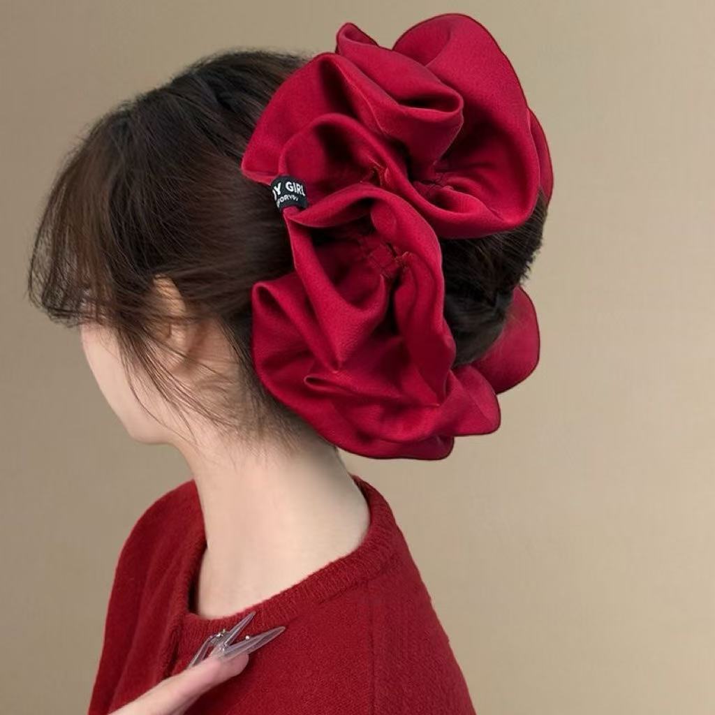 Velvet Oversized Scrunchies -  – Hair Tie Velvet Bewertung und Preis