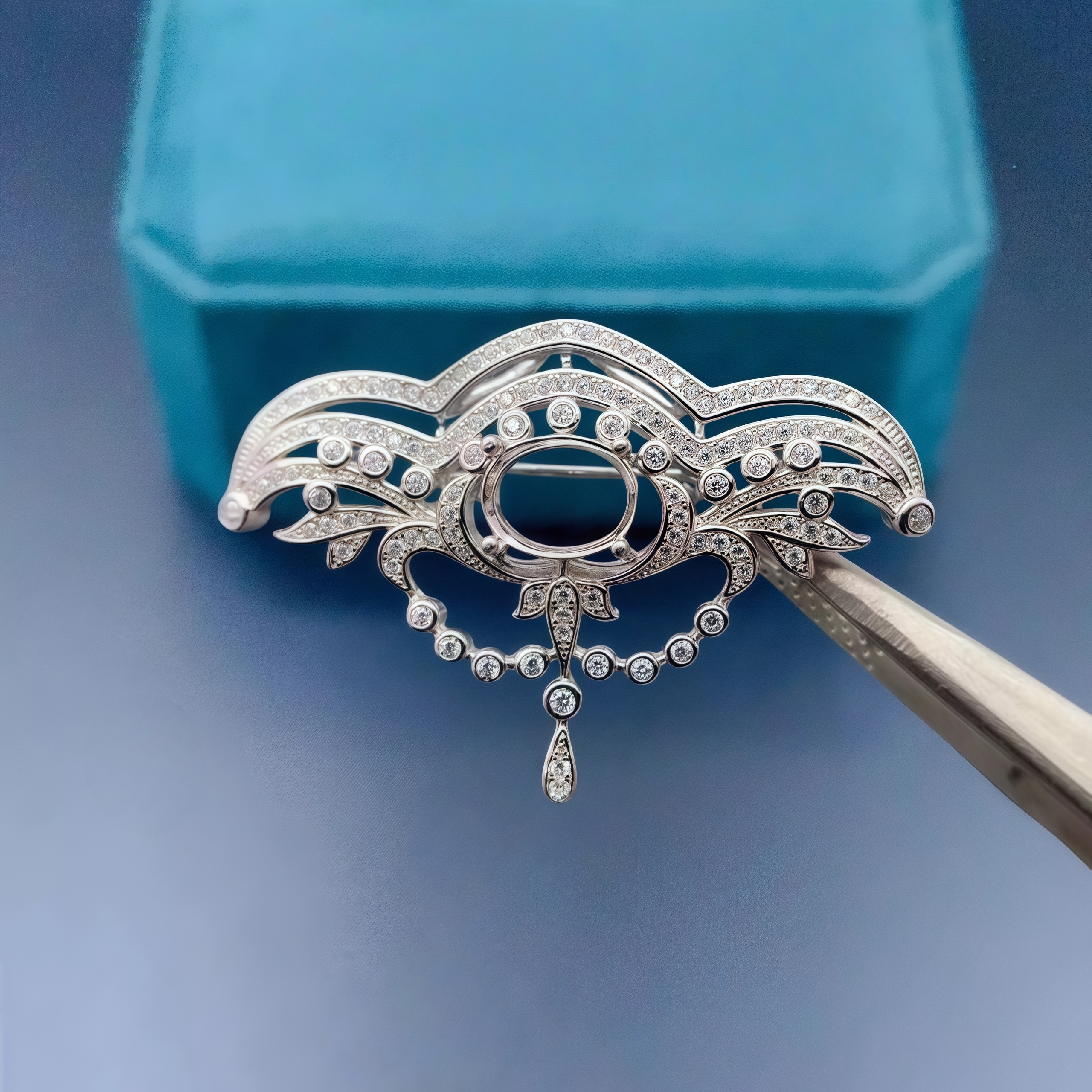 L S925 Sterling Silver Brooch  – Women Accessories Holder Bewertung und Preis