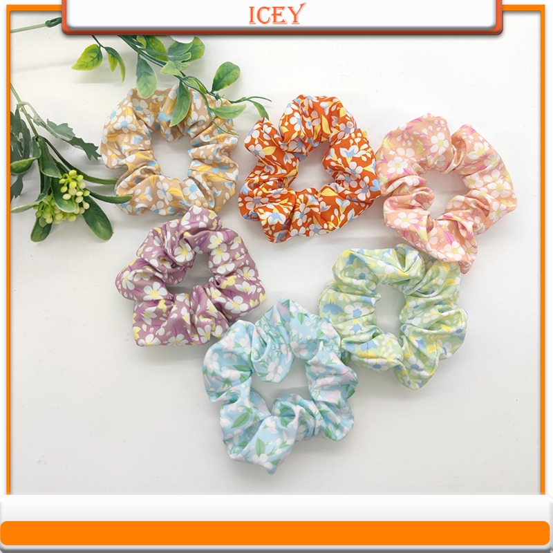 1pc Floral Scrunchie Intestina – Scrunchie Satin Set Bewertung und Preis