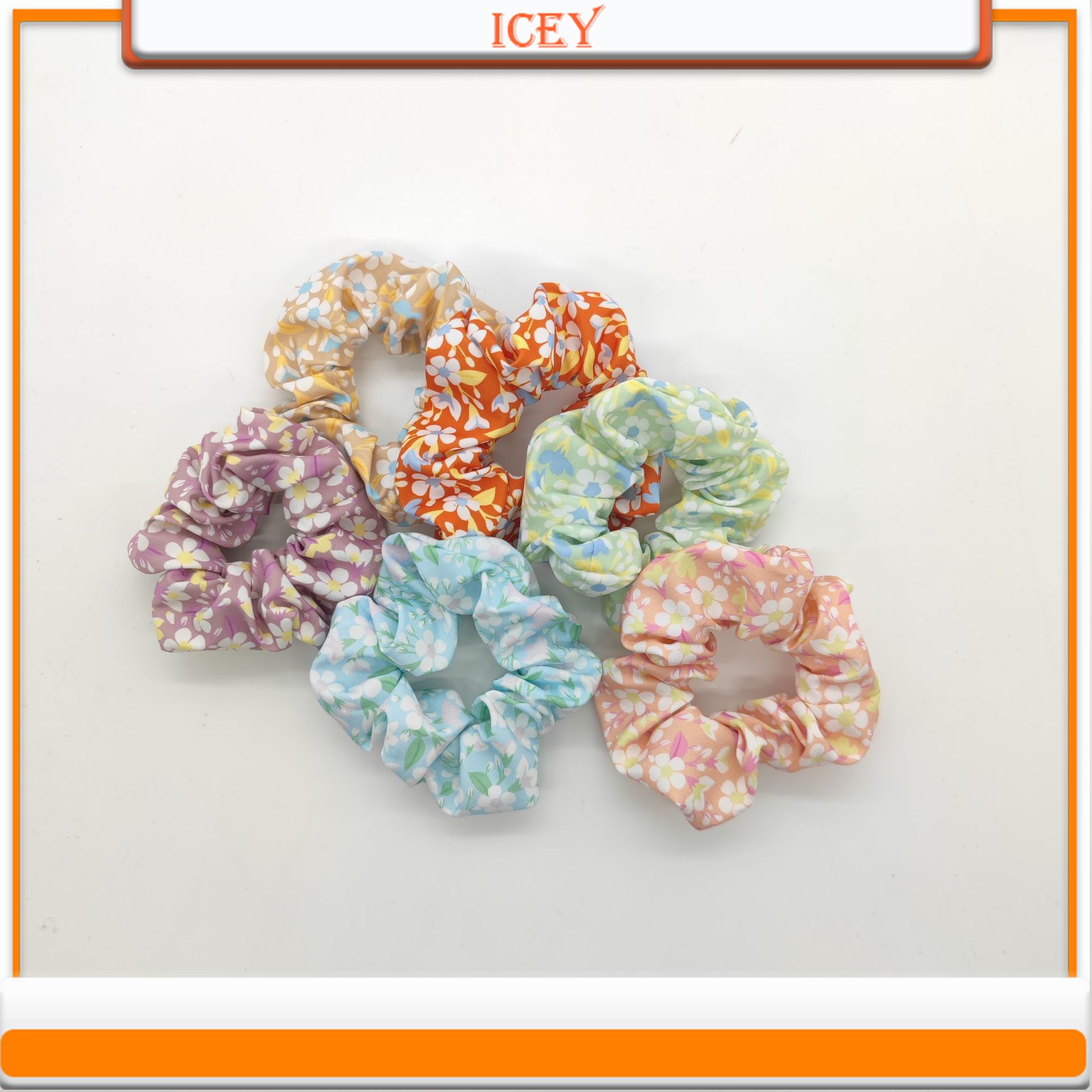 1pc Floral Scrunchie Intestina – Scrunchie Satin Set Bewertung und Preis