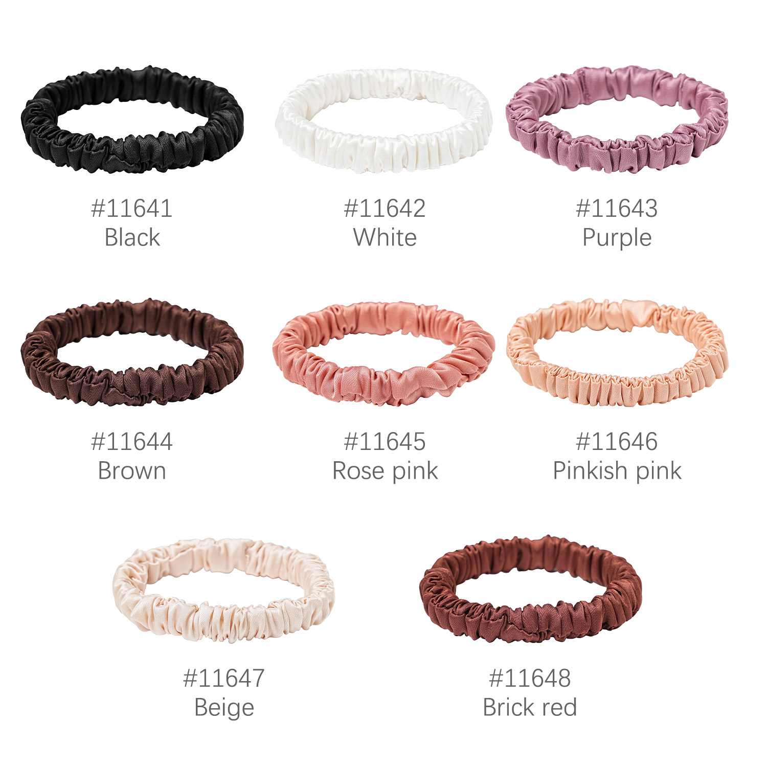 8PCS/Set 100% Pure Mulberry Si – Scrunchie Satin Set Bewertung und Preis