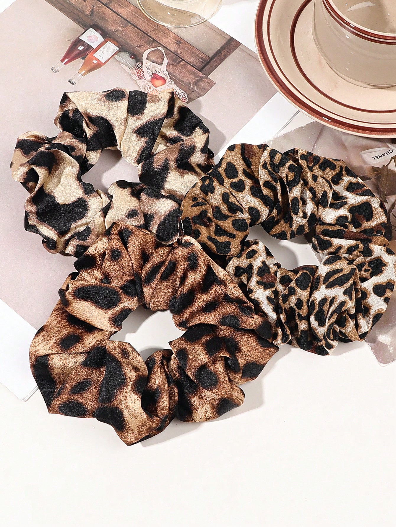 3/6/12PCS Leopard Velvet and S – Hair Tie Velvet Bewertung und Preis