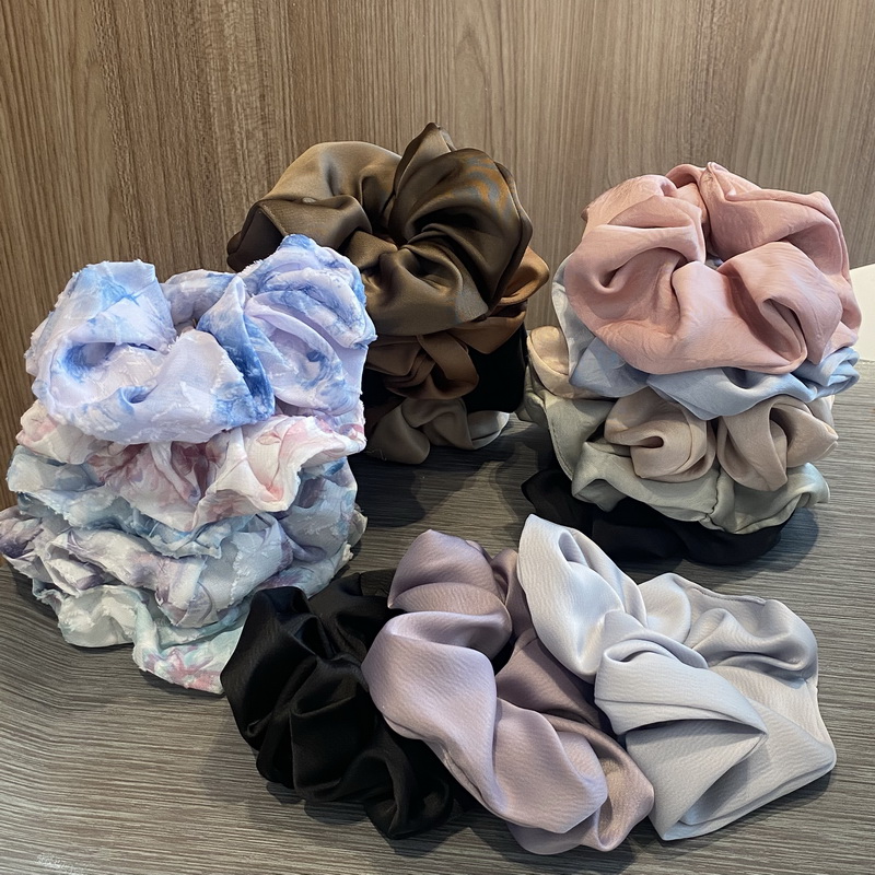 5pcs/set Fashion silk scrunchi – Scrunchie Satin Set Bewertung und Preis