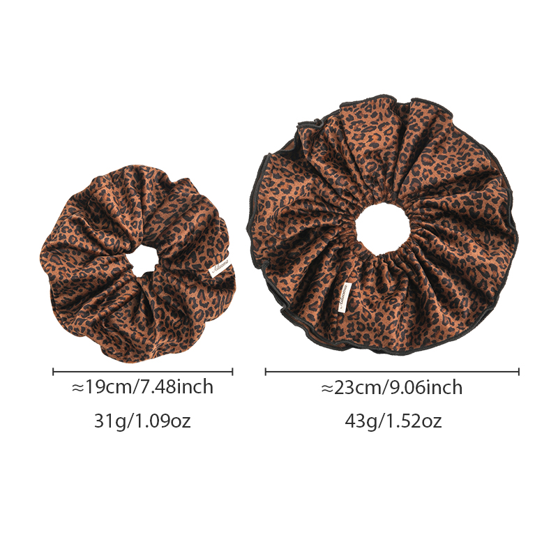 Velvet Leopard Print Double-La – Hair Tie Velvet Bewertung und Preis