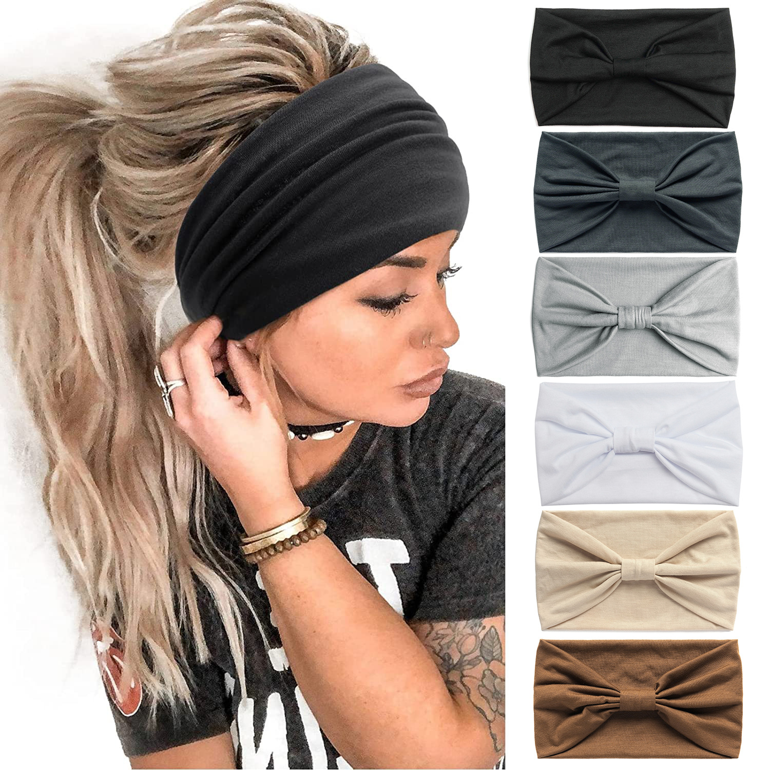 Wide Headbands for Women Styli – Women'S Yoga Accessories Bewertung und Preis