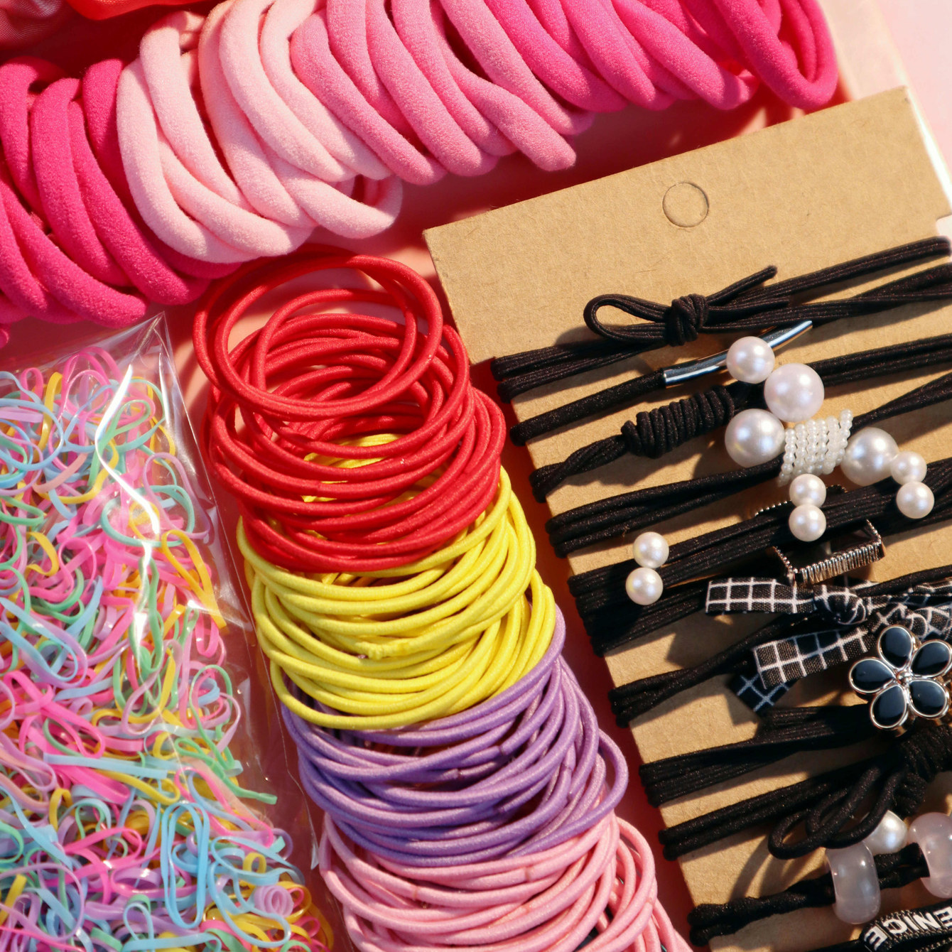 1Set Multicolour Hair Accessor – Scrunchie Satin Set Bewertung und Preis
