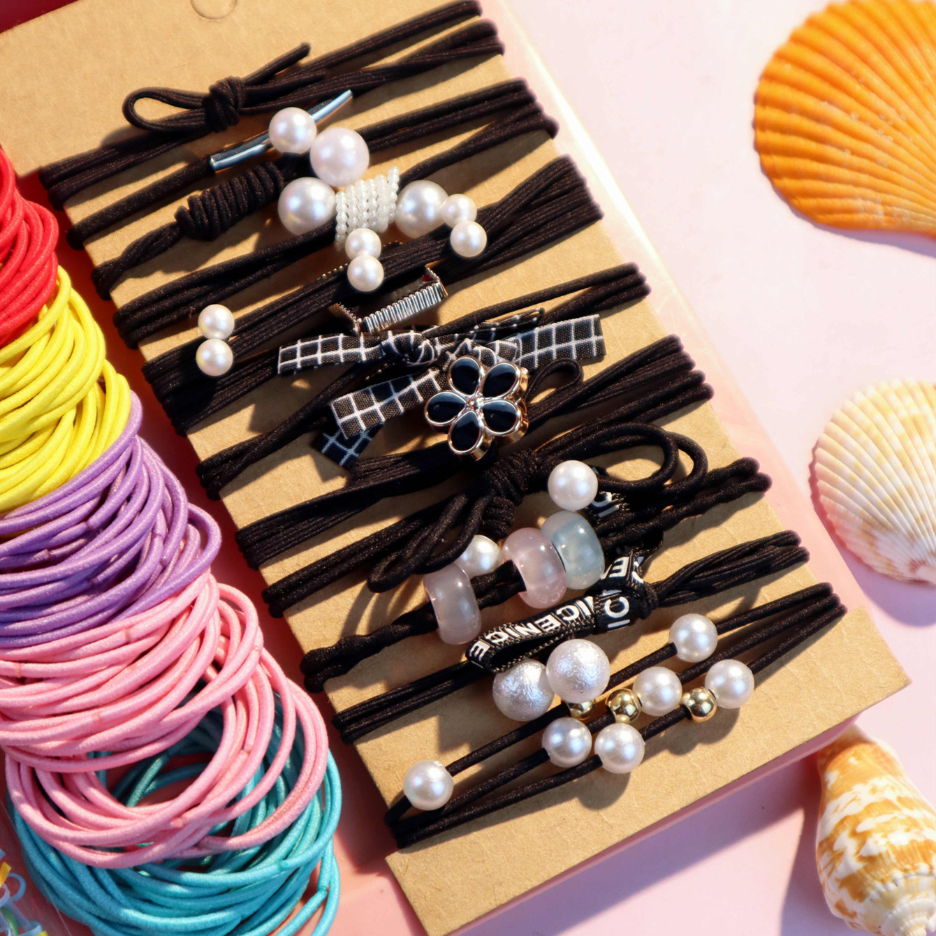 1Set Multicolour Hair Accessor – Scrunchie Satin Set Bewertung und Preis