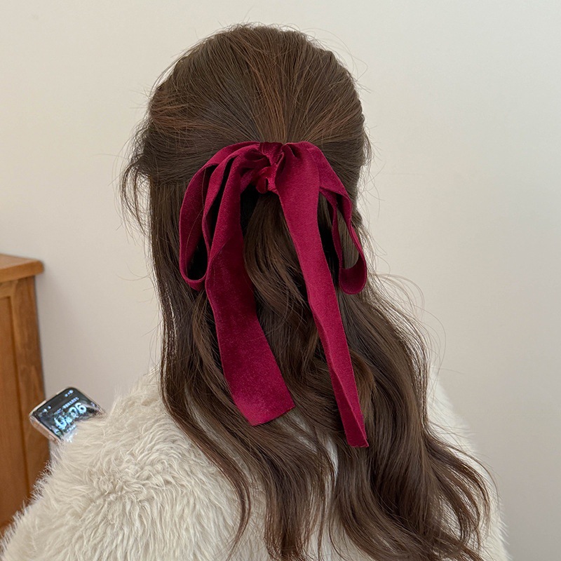Cute Red Black Velvet Ribbon B – Hair Tie Velvet Bewertung und Preis