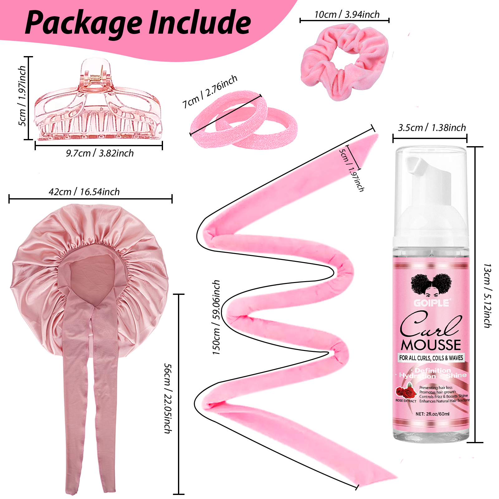 Velvet Heatless Curls Overnigh – Scrunchie Satin Set Bewertung und Preis