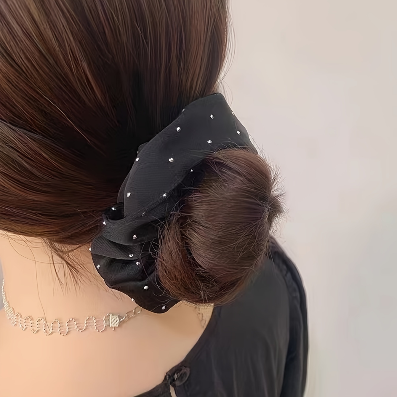 1/3PCS Satin Scrunchies With R – Hair Tie Velvet Bewertung und Preis