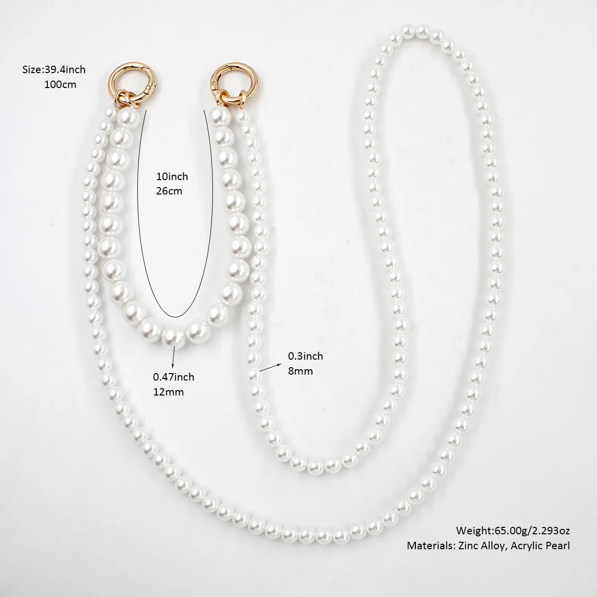 Pearl Chain for Bags Handbag H – Women'S Accessories Handbags Bewertung und Preis