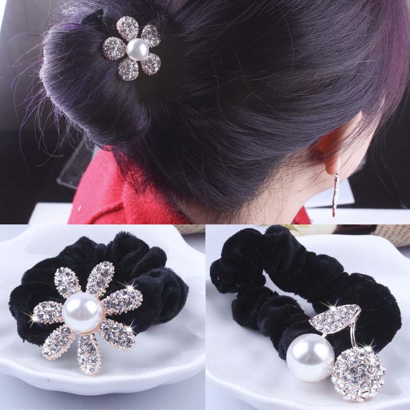 1 PC Black Velvet Scrunchies P – Hair Tie Velvet Bewertung und Preis