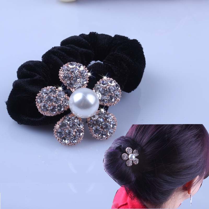 1 PC Black Velvet Scrunchies P – Hair Tie Velvet Bewertung und Preis