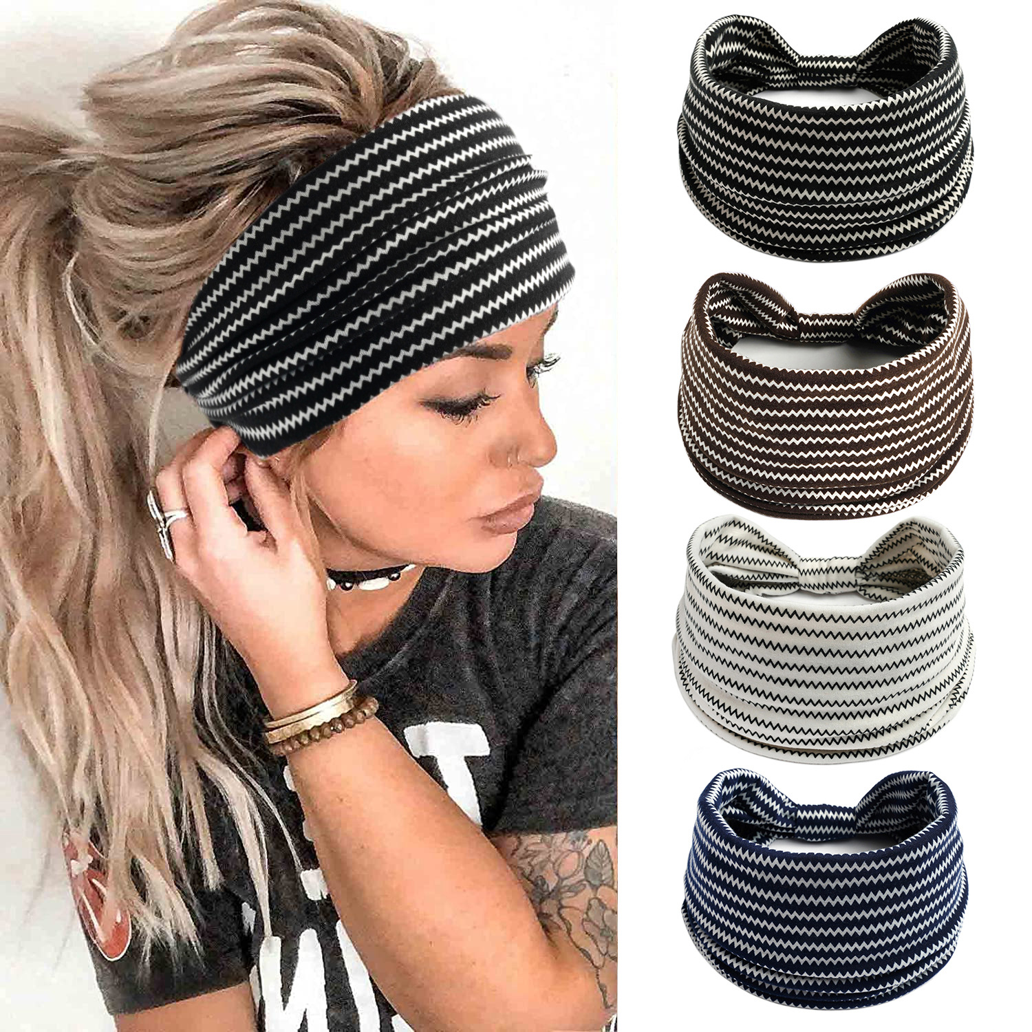 Fashion Solid Color Wide Edge  – Women'S Yoga Accessories Bewertung und Preis