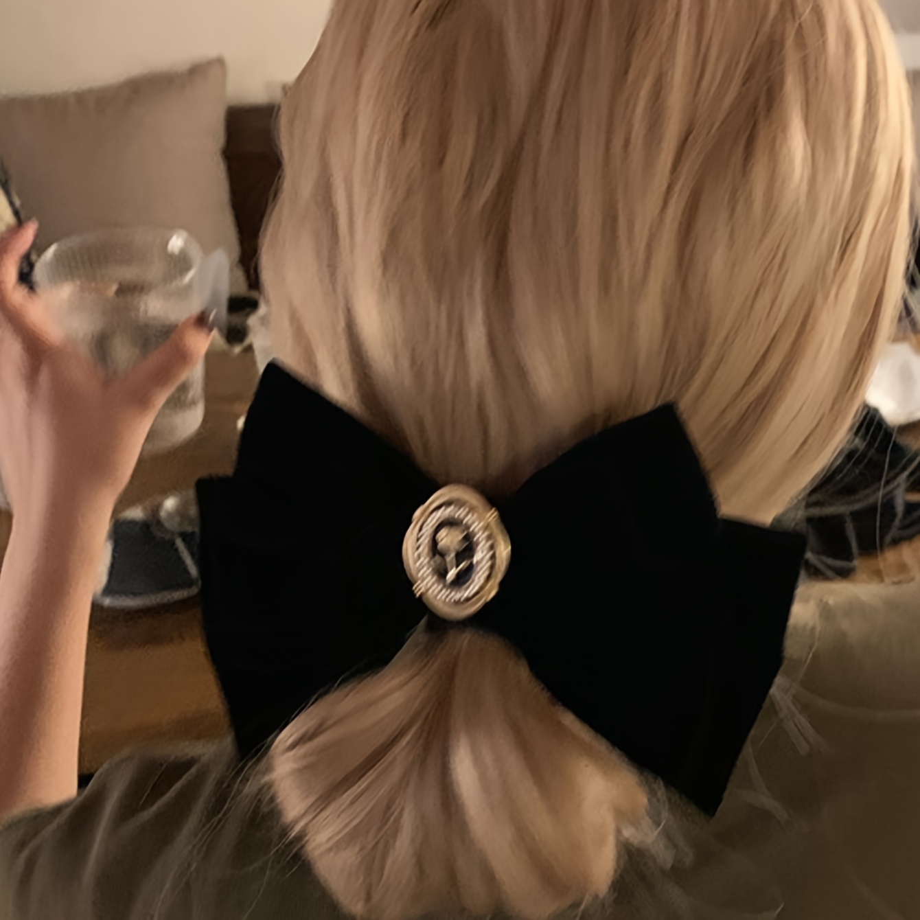 Elegant Velvet Bow Hair Tie wi – Hair Tie Velvet Bewertung und Preis