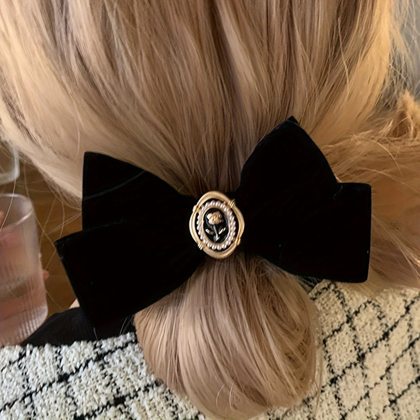 Elegant Velvet Bow Hair Tie wi – Hair Tie Velvet Bewertung und Preis