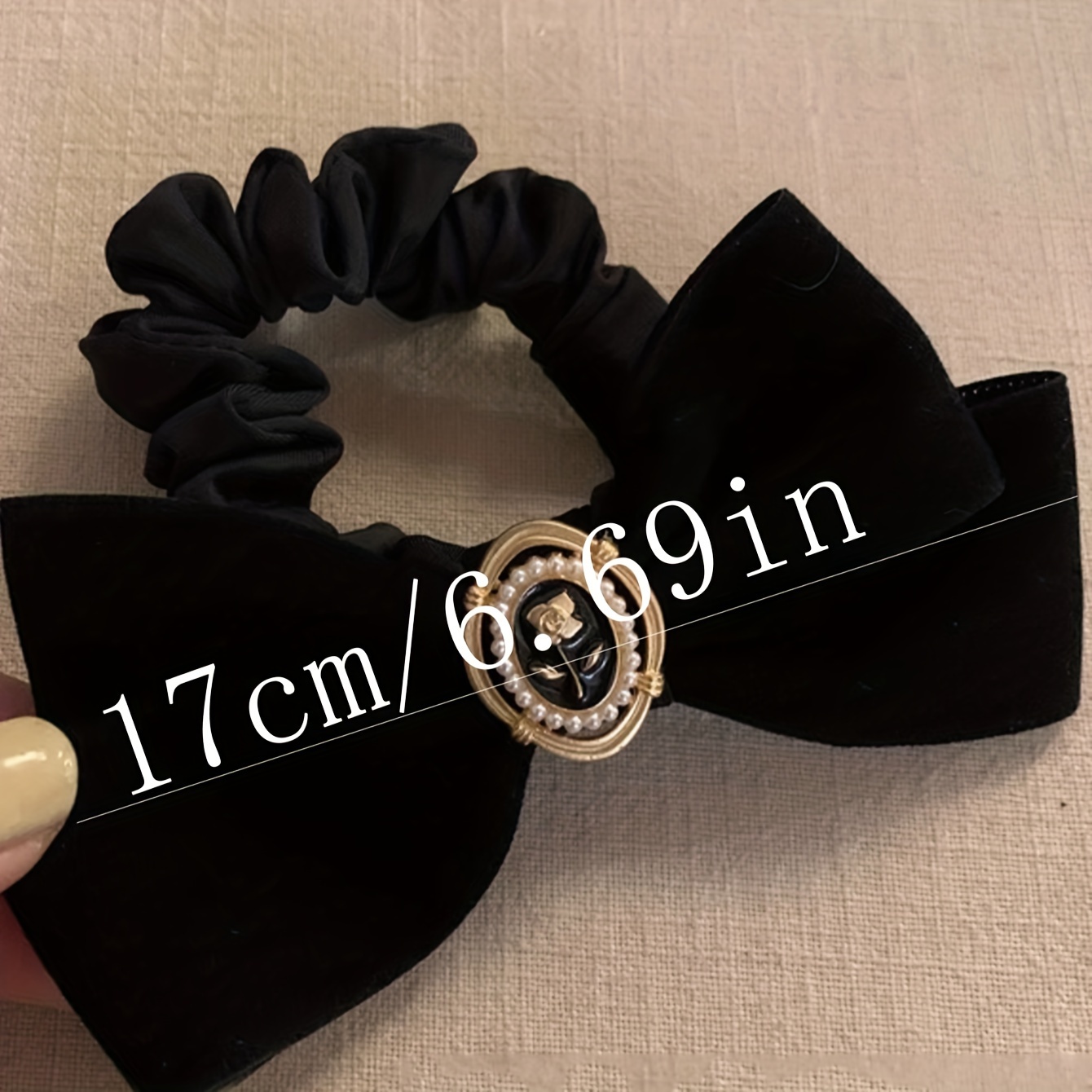 Elegant Velvet Bow Hair Tie wi – Hair Tie Velvet Bewertung und Preis