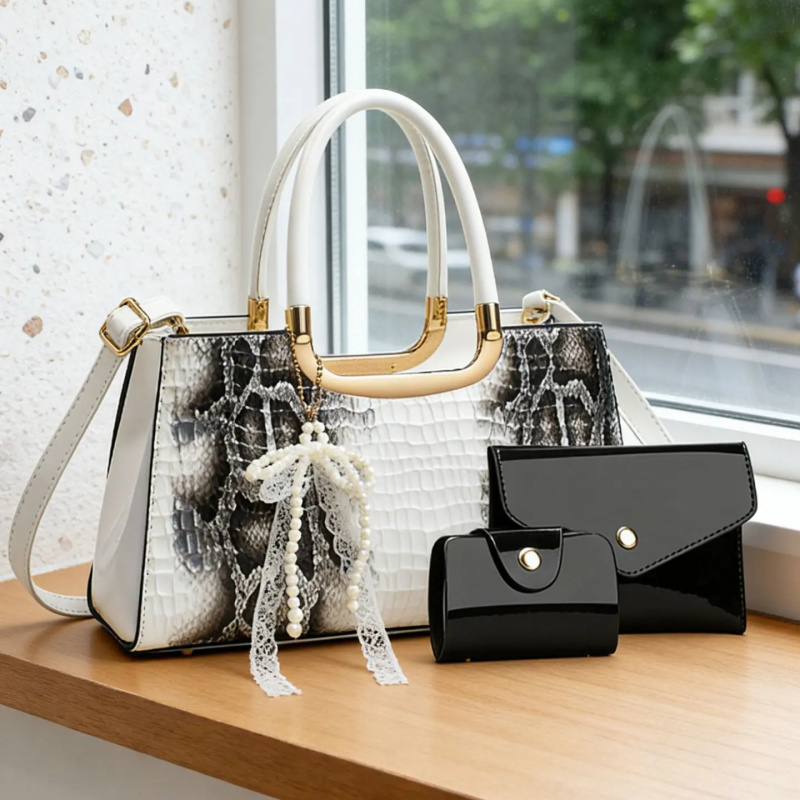 Women's Handbag Set, Crocodile – Women'S Accessories Handbags Bewertung und Preis