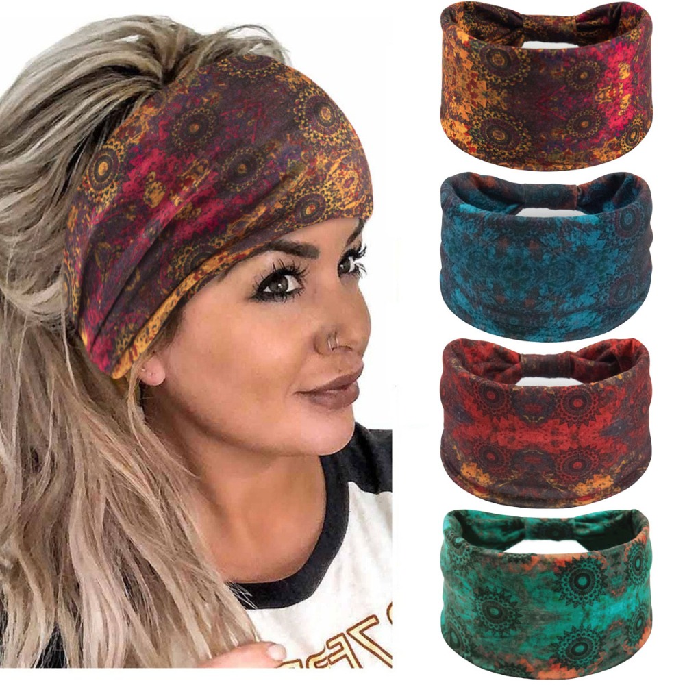 Stretch Boho Headbands Cotton  – Women'S Yoga Accessories Bewertung und Preis