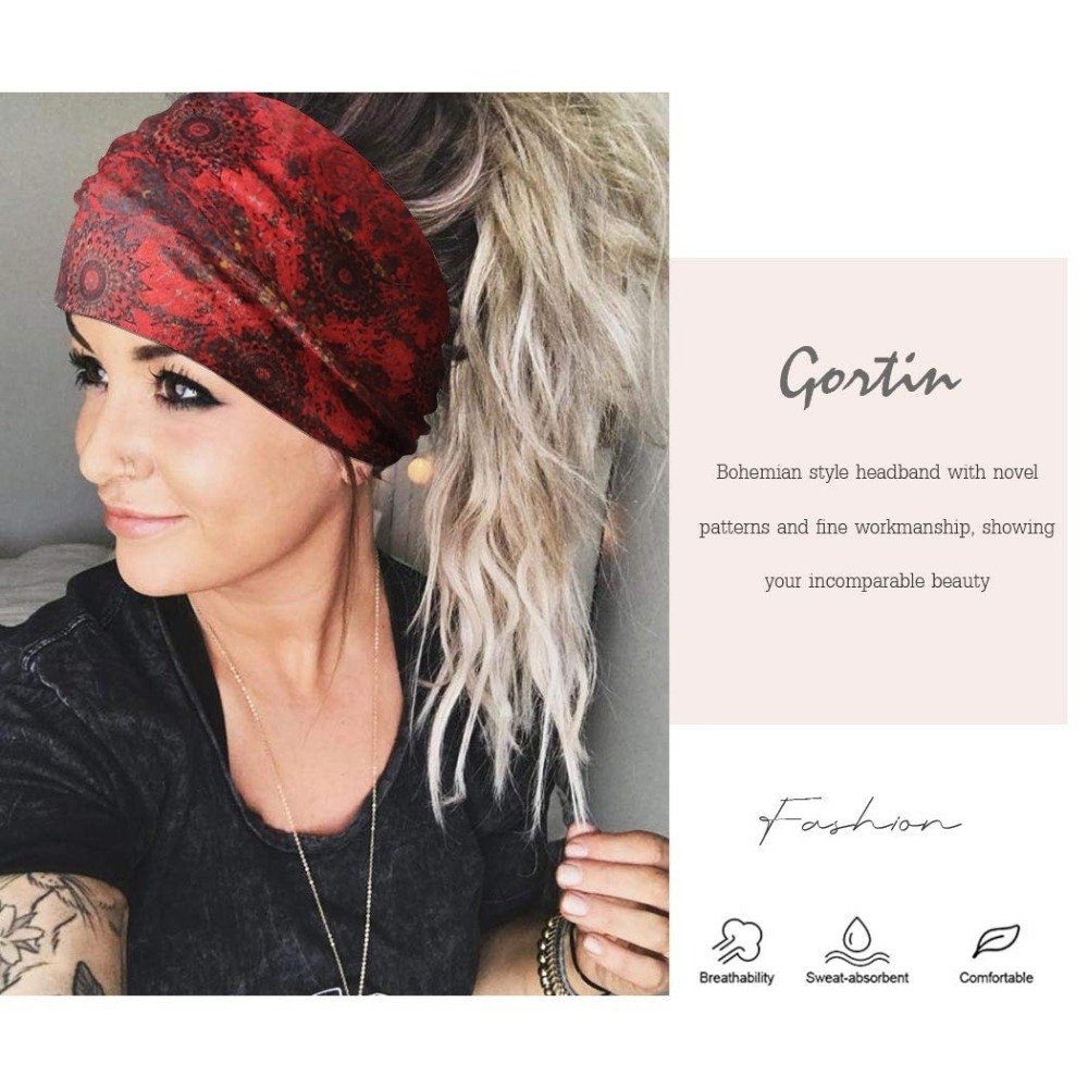Stretch Boho Headbands Cotton  – Women'S Yoga Accessories Bewertung und Preis