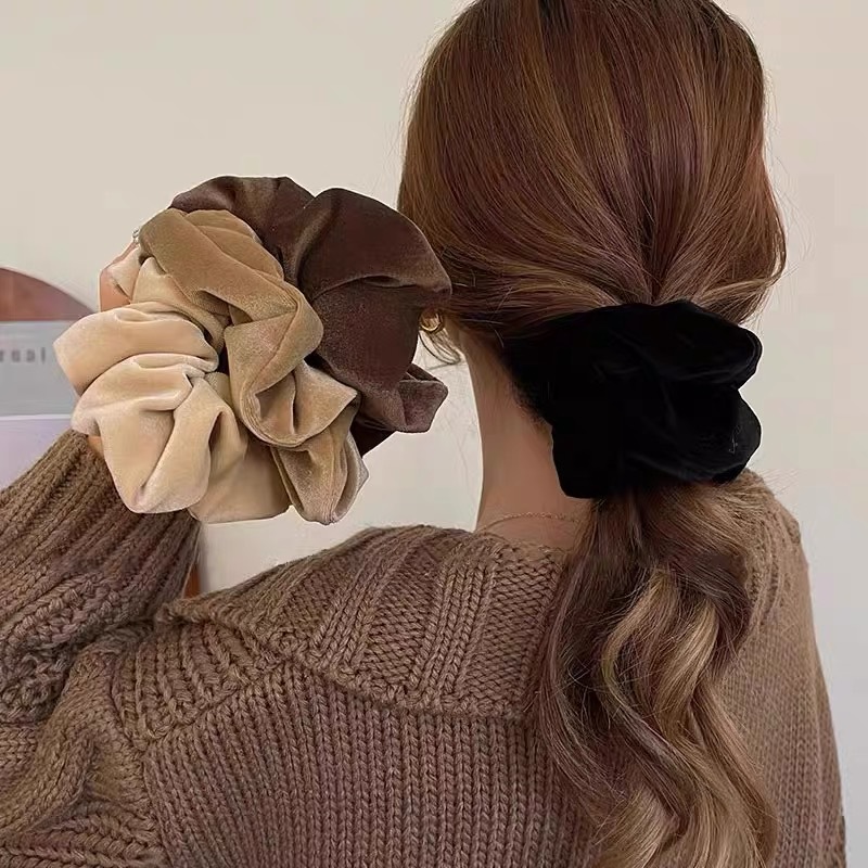 1-4PCS Women Hair Scrunchies V – Hair Tie Velvet Bewertung und Preis