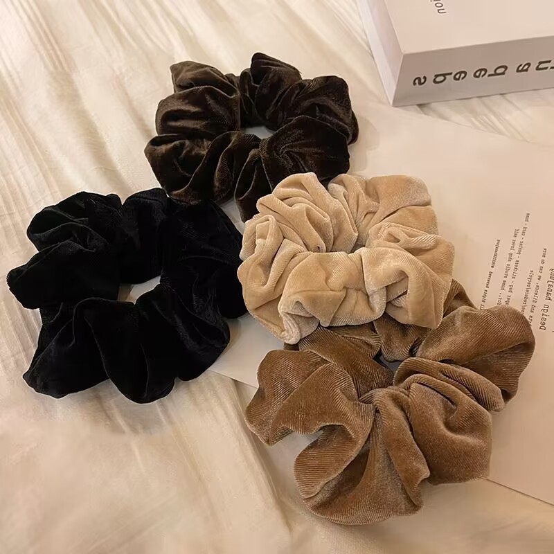 1-4PCS Women Hair Scrunchies V – Hair Tie Velvet Bewertung und Preis
