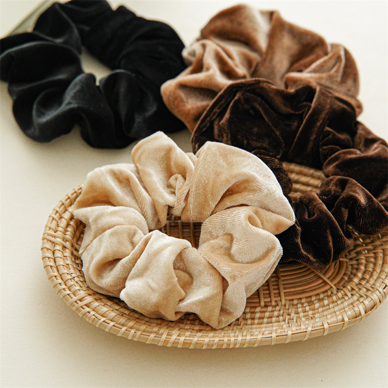 1-4PCS Women Hair Scrunchies V – Hair Tie Velvet Bewertung und Preis