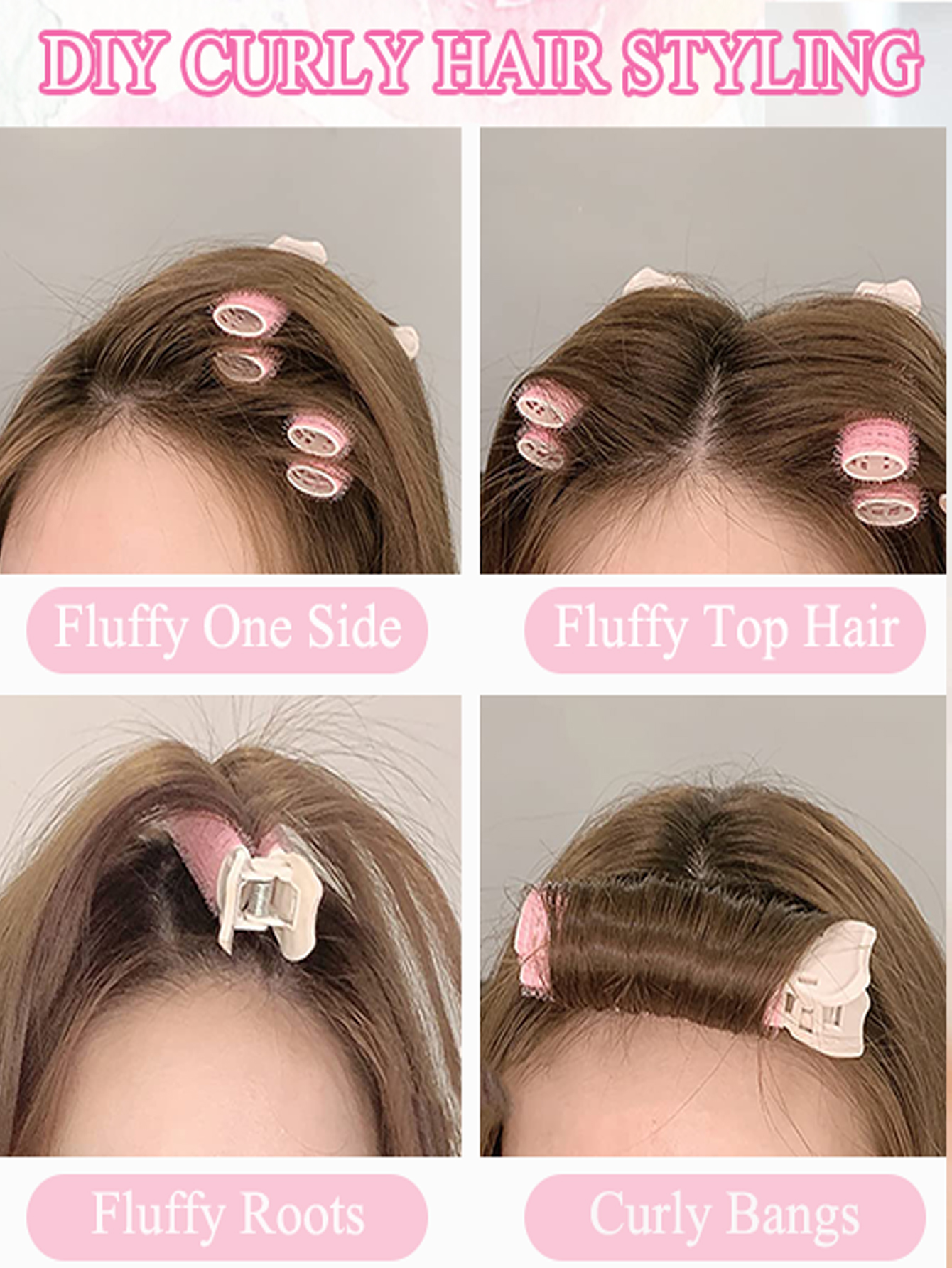 2 Pcs Hair Rollers Volumizing  – Women Accessories Combo Bewertung und Preis