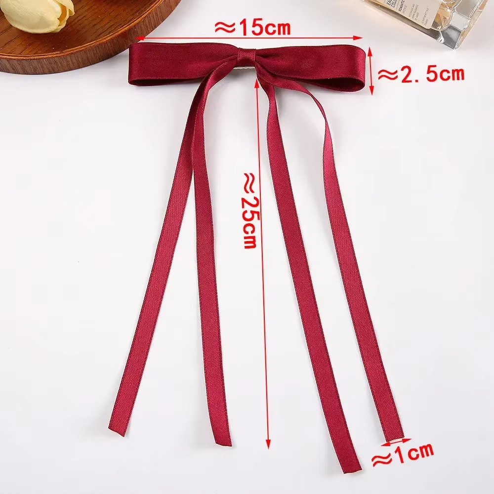 New Colored Satin Ribbon Bowkn – Women'S Essential Accessories Bewertung und Preis