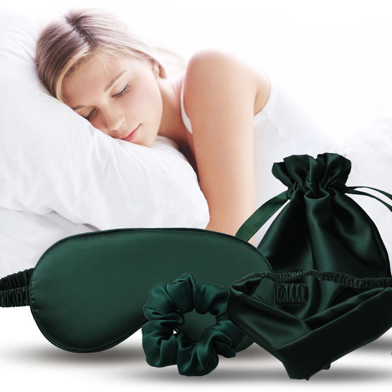 4Pcs Silk Eye Mask Hair Band S – Scrunchie Satin Set Bewertung und Preis