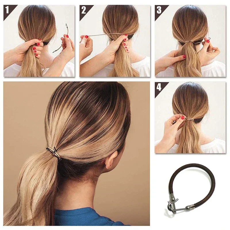 5/10PCS Ponytail Rubber Elasti – Women Accessories Combo Bewertung und Preis