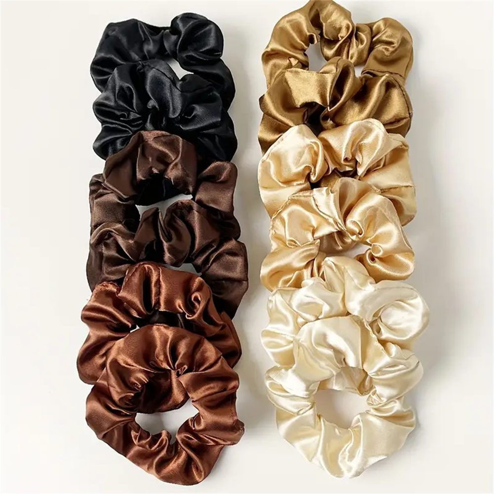 12Pcs/set Satin Scrunchies Sol – Scrunchie Satin Set Bewertung und Preis