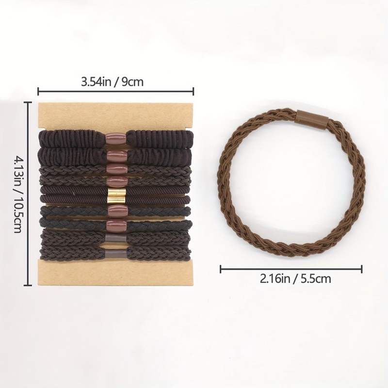 10pcs/set Women Elastic Hair R – Scrunchie Satin Set Bewertung und Preis