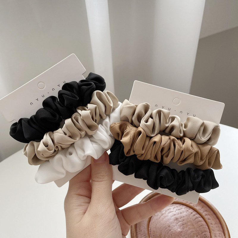 3Pcs/Set Satin Hair Scrunchies – Scrunchie Satin Set Bewertung und Preis